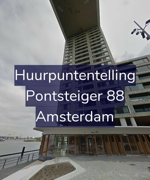 Foto gevel Huurpuntentelling voor Pontsteiger 88, Amsterdam