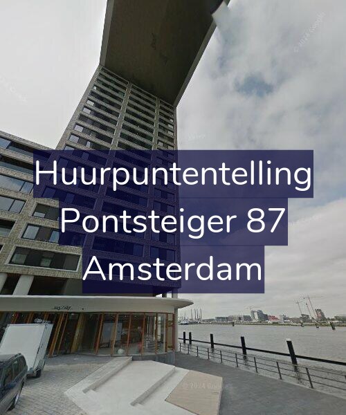 Foto gevel Huurpuntentelling voor Pontsteiger 87, Amsterdam
