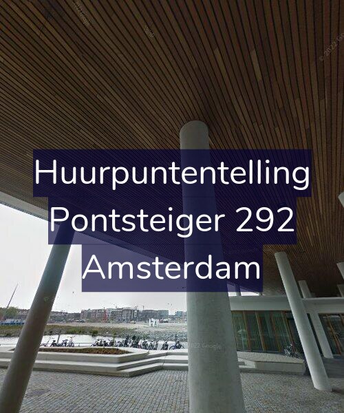 Foto gevel Huurpuntentelling voor Pontsteiger 292, Amsterdam