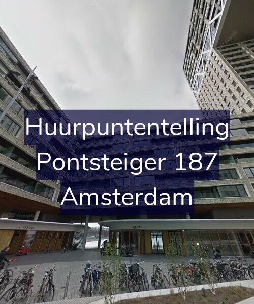 Foto gevel Huurpuntentelling voor Pontsteiger 187, Amsterdam