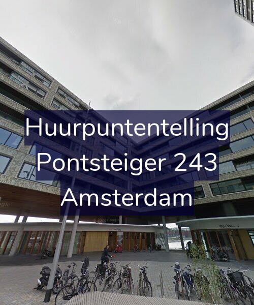Foto gevel Huurpuntentelling voor Pontsteiger 243, Amsterdam