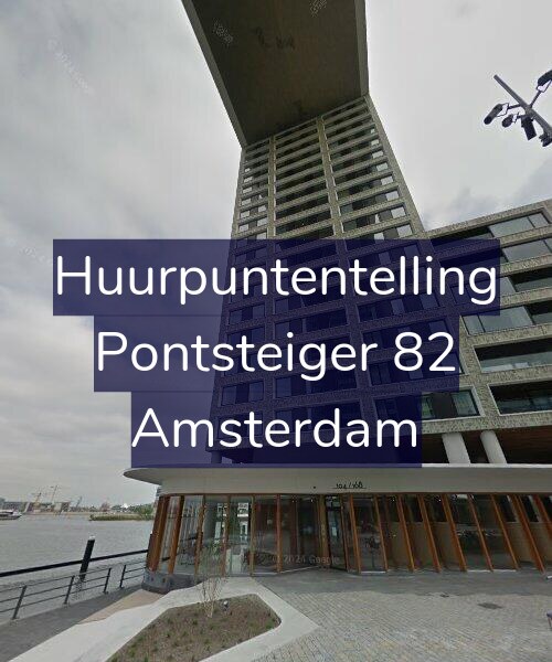 Foto gevel Huurpuntentelling voor Pontsteiger 82, Amsterdam