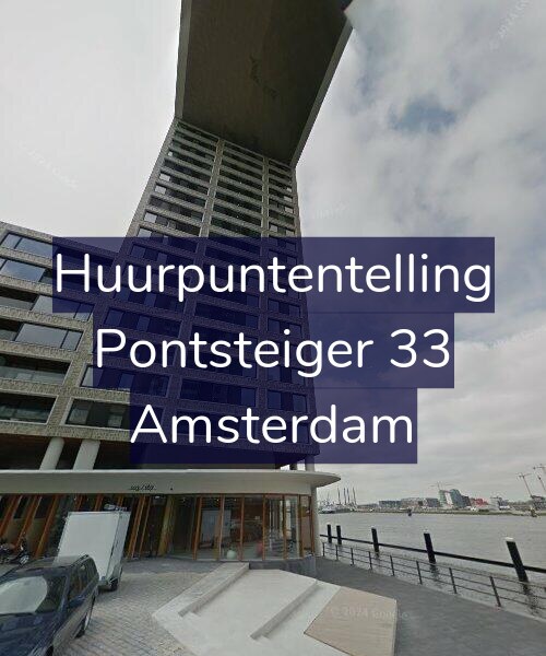 Foto gevel Huurpuntentelling voor Pontsteiger 33, Amsterdam