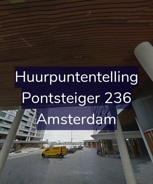 Foto gevel Huurpuntentelling voor Pontsteiger 236, Amsterdam