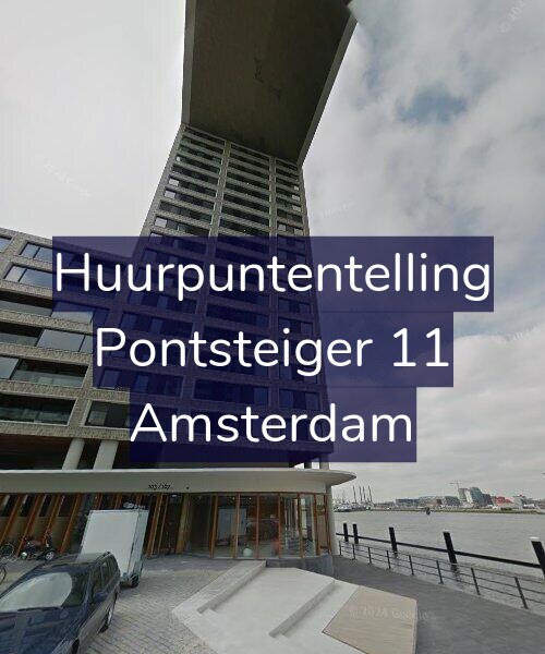 Foto gevel Huurpuntentelling voor Pontsteiger 11, Amsterdam