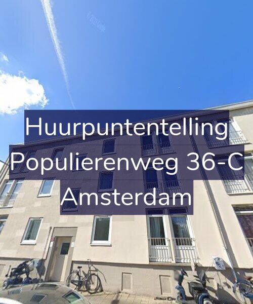 Foto gevel Huurpuntentelling voor Populierenweg 36-C, Amsterdam