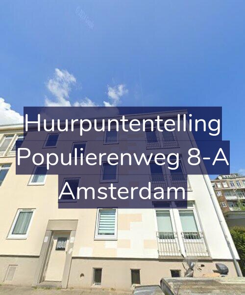 Foto gevel Huurpuntentelling voor Populierenweg 8-A, Amsterdam