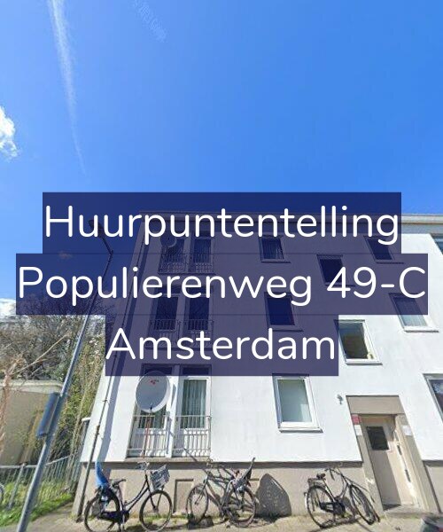 Foto gevel Huurpuntentelling voor Populierenweg 49-C, Amsterdam