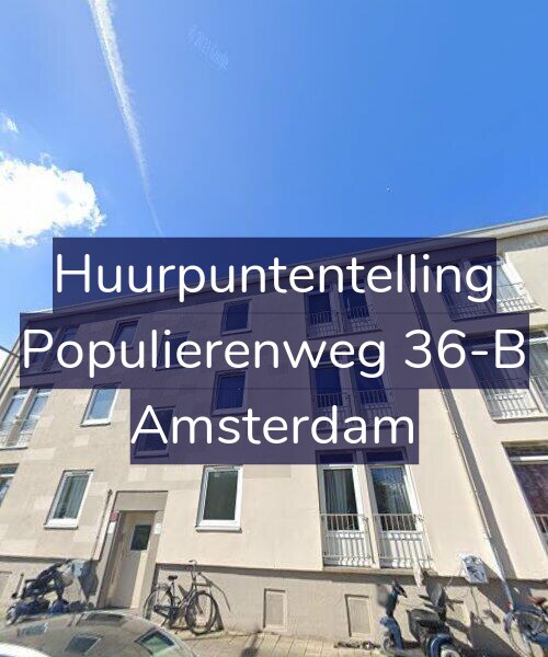 Foto gevel Huurpuntentelling voor Populierenweg 36-B, Amsterdam
