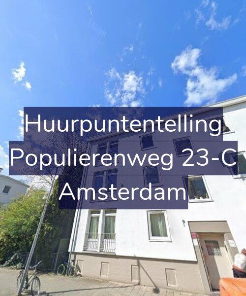 Foto gevel Huurpuntentelling voor Populierenweg 23-C, Amsterdam
