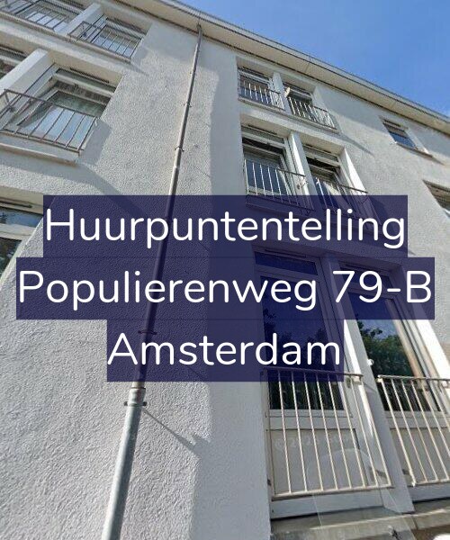 Foto gevel Huurpuntentelling voor Populierenweg 79-B, Amsterdam