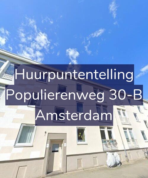 Foto gevel Huurpuntentelling voor Populierenweg 30-B, Amsterdam
