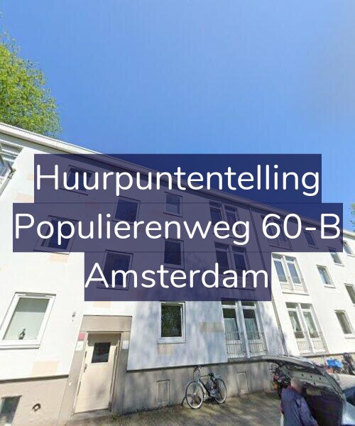 Foto gevel Huurpuntentelling voor Populierenweg 60-B, Amsterdam