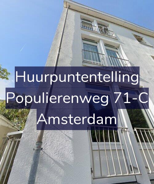 Foto gevel Huurpuntentelling voor Populierenweg 71-C, Amsterdam