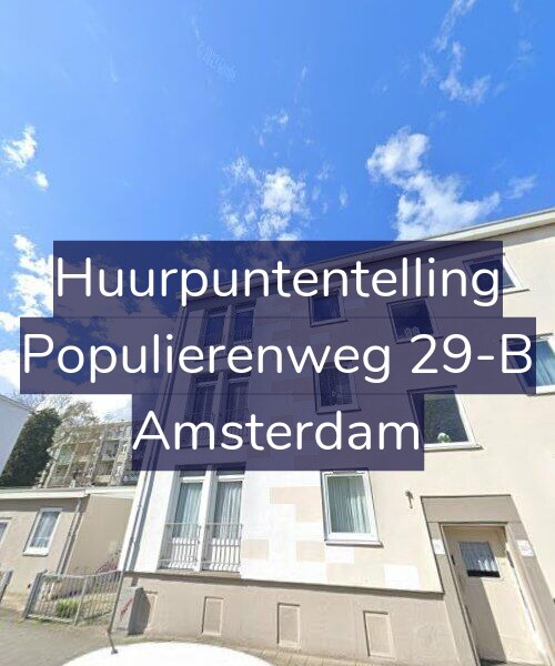Foto gevel Huurpuntentelling voor Populierenweg 29-B, Amsterdam