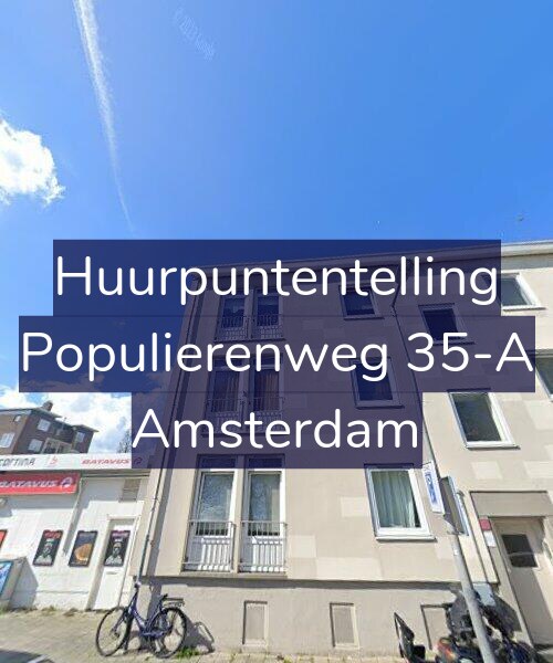 Foto gevel Huurpuntentelling voor Populierenweg 35-A, Amsterdam