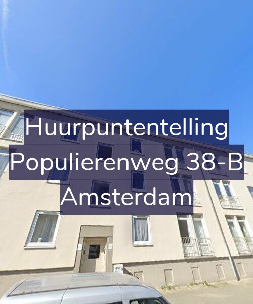 Foto gevel Huurpuntentelling voor Populierenweg 38-B, Amsterdam
