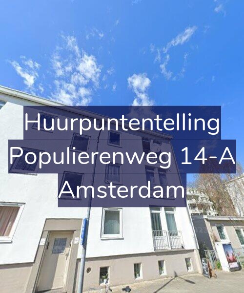 Foto gevel Huurpuntentelling voor Populierenweg 14-A, Amsterdam