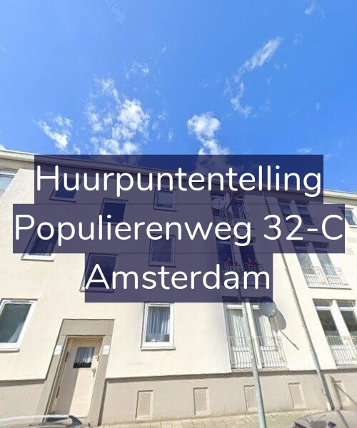 Foto gevel Huurpuntentelling voor Populierenweg 32-C, Amsterdam