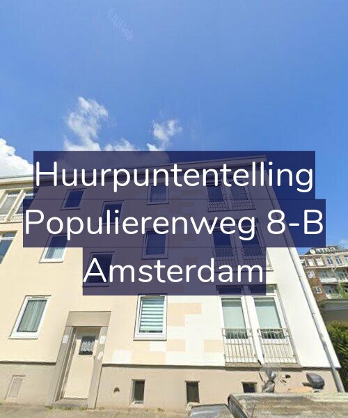 Foto gevel Huurpuntentelling voor Populierenweg 8-B, Amsterdam