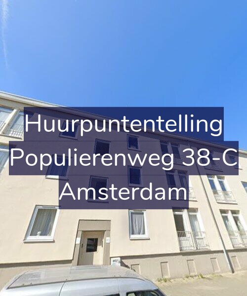 Foto gevel Huurpuntentelling voor Populierenweg 38-C, Amsterdam