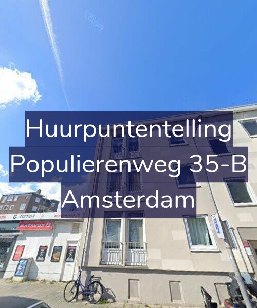 Foto gevel Huurpuntentelling voor Populierenweg 35-B, Amsterdam