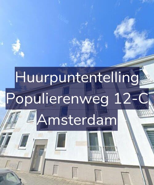 Foto gevel Huurpuntentelling voor Populierenweg 12-C, Amsterdam