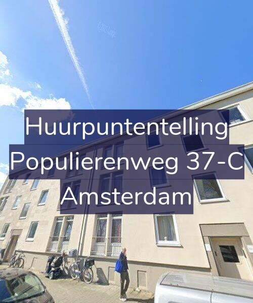 Foto gevel Huurpuntentelling voor Populierenweg 37-C, Amsterdam