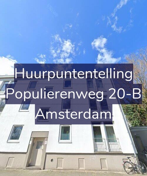 Foto gevel Huurpuntentelling voor Populierenweg 20-B, Amsterdam