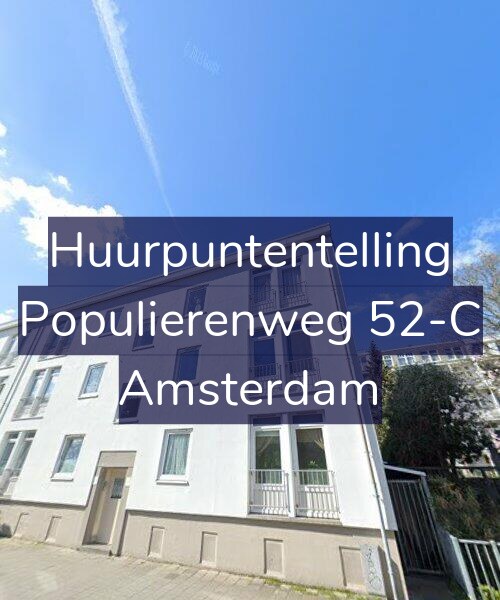 Foto gevel Huurpuntentelling voor Populierenweg 52-C, Amsterdam