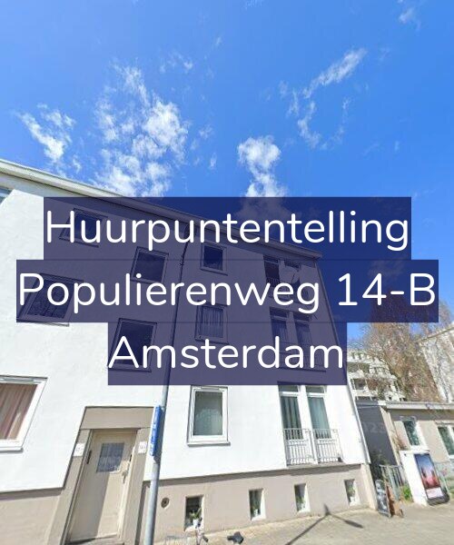 Foto gevel Huurpuntentelling voor Populierenweg 14-B, Amsterdam