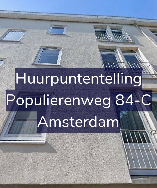 Foto gevel Huurpuntentelling voor Populierenweg 84-C, Amsterdam