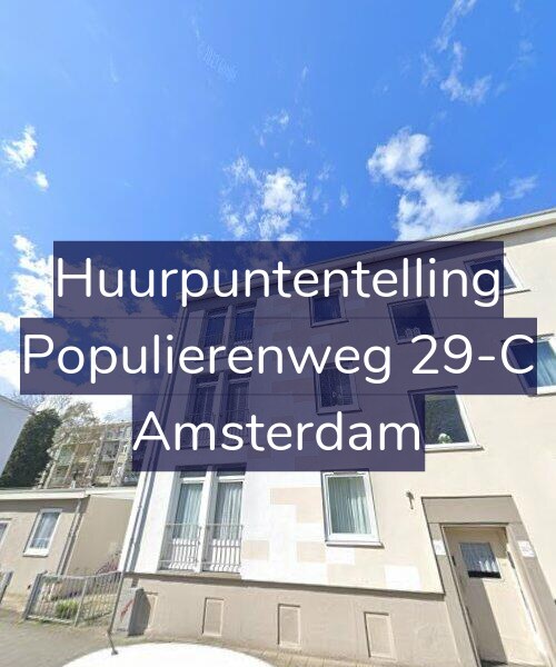 Foto gevel Huurpuntentelling voor Populierenweg 29-C, Amsterdam