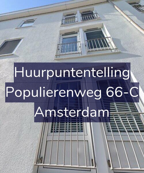 Foto gevel Huurpuntentelling voor Populierenweg 66-C, Amsterdam
