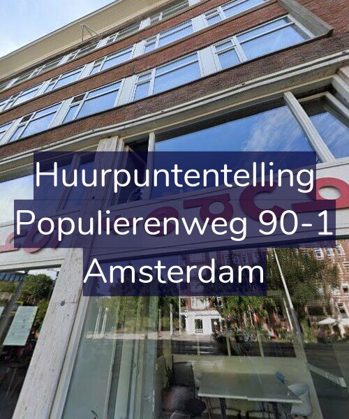 Foto gevel Huurpuntentelling voor Populierenweg 90-1, Amsterdam