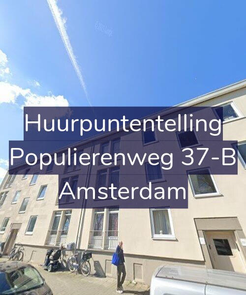 Foto gevel Huurpuntentelling voor Populierenweg 37-B, Amsterdam