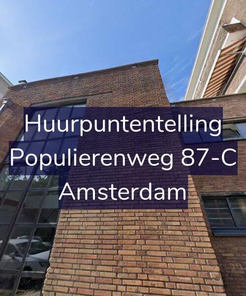 Foto gevel Huurpuntentelling voor Populierenweg 87-C, Amsterdam