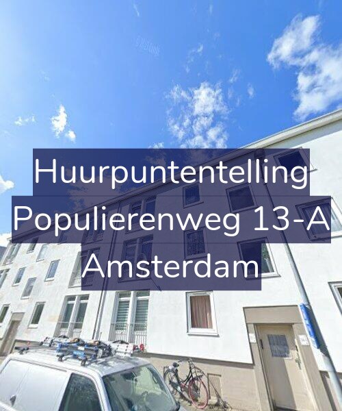 Foto gevel Huurpuntentelling voor Populierenweg 13-A, Amsterdam