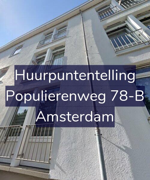 Foto gevel Huurpuntentelling voor Populierenweg 78-B, Amsterdam