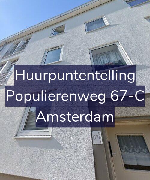 Foto gevel Huurpuntentelling voor Populierenweg 67-C, Amsterdam