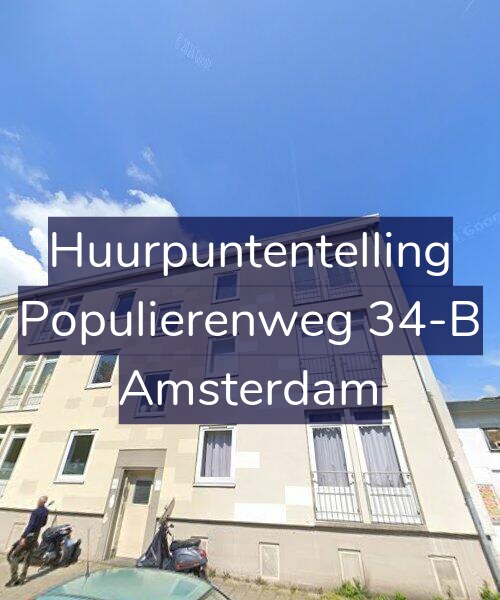 Foto gevel Huurpuntentelling voor Populierenweg 34-B, Amsterdam