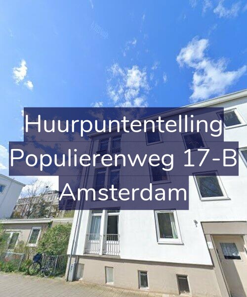 Foto gevel Huurpuntentelling voor Populierenweg 17-B, Amsterdam