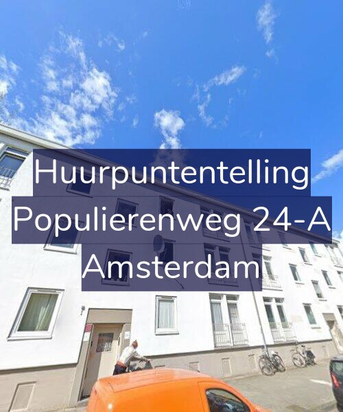 Foto gevel Huurpuntentelling voor Populierenweg 24-A, Amsterdam