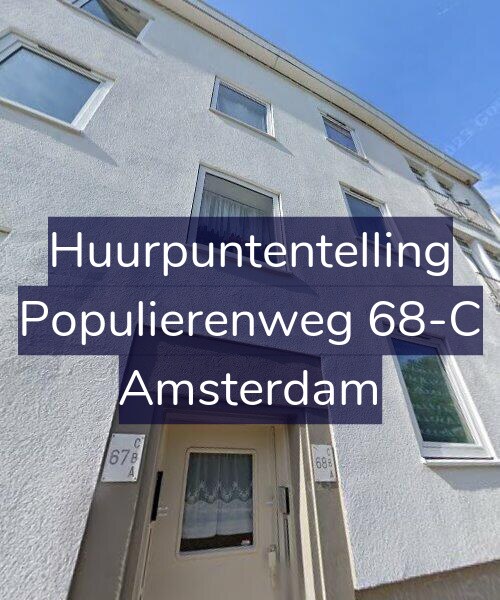 Foto gevel Huurpuntentelling voor Populierenweg 68-C, Amsterdam