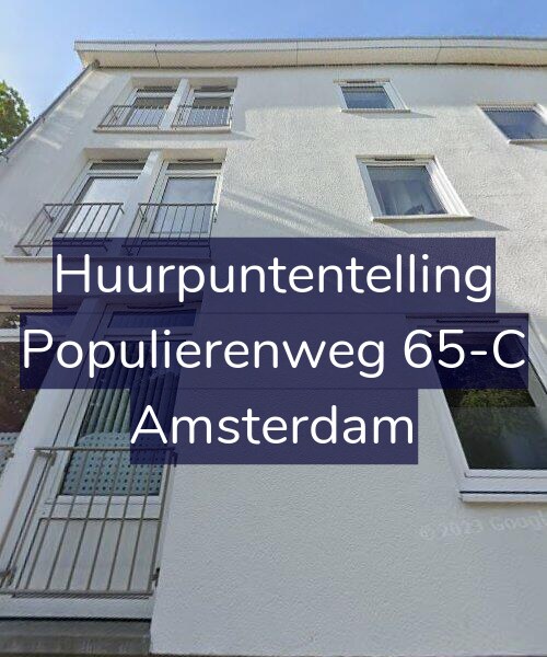 Foto gevel Huurpuntentelling voor Populierenweg 65-C, Amsterdam
