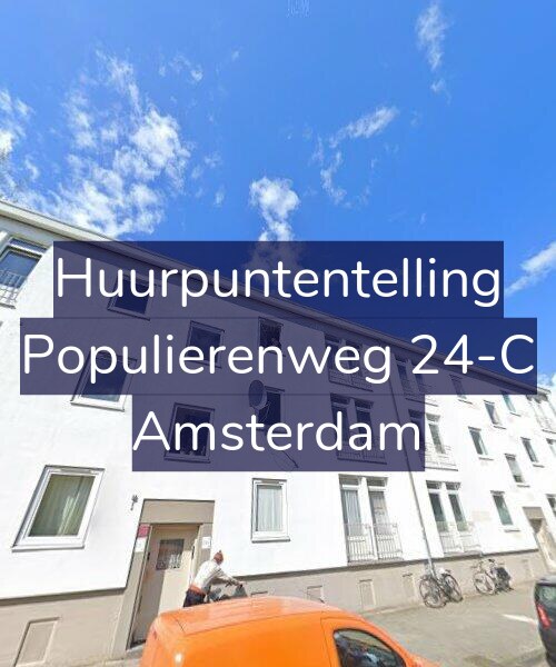 Foto gevel Huurpuntentelling voor Populierenweg 24-C, Amsterdam