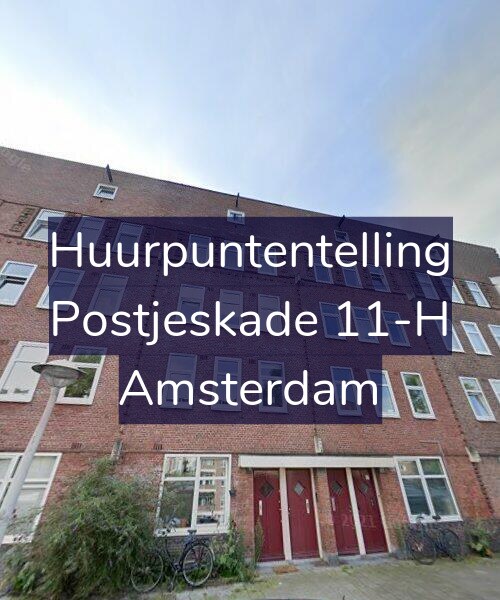 Foto gevel Huurpuntentelling voor Postjeskade 11-H, Amsterdam