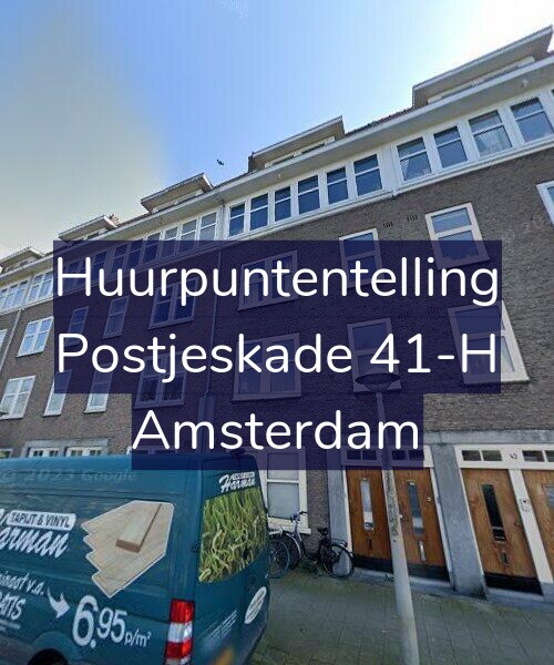 Foto gevel Huurpuntentelling voor Postjeskade 41-H, Amsterdam
