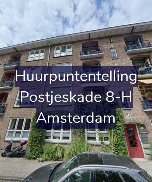 Foto gevel Huurpuntentelling voor Postjeskade 8-H, Amsterdam