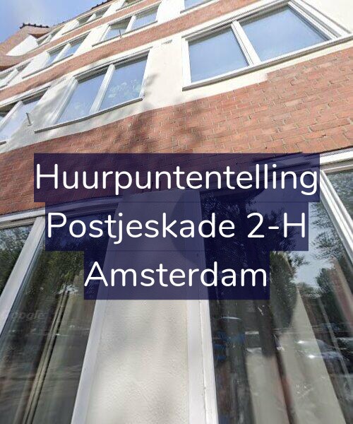 Foto gevel Huurpuntentelling voor Postjeskade 2-H, Amsterdam